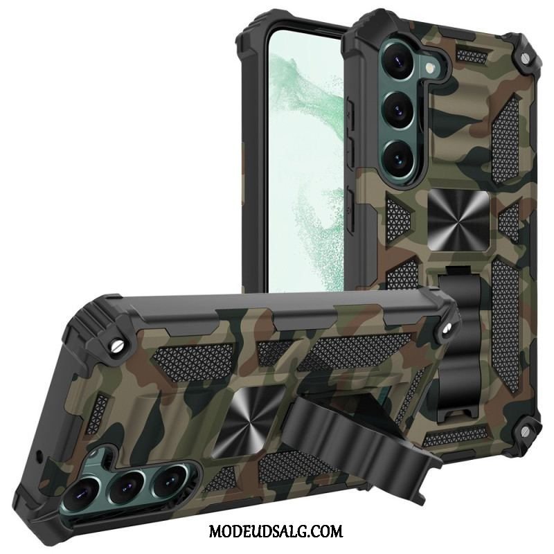 Cover Samsung Galaxy S23 5G Camouflage Aftagelig Støtte