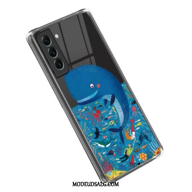 Cover Samsung Galaxy S23 5G Gennemsigtig Hval