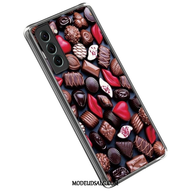 Cover Samsung Galaxy S23 Plus 5G Fleksibel Chokolade