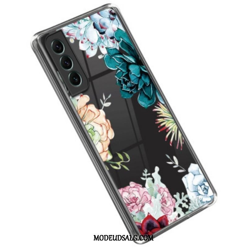 Cover Samsung Galaxy S23 Plus 5G Sømløs Buket Blomster