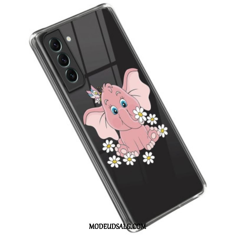 Cover Samsung Galaxy S23 Plus 5G Sømløs Lyserød Elefant