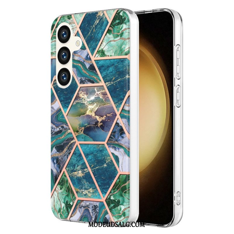 Cover Samsung Galaxy S24 5g Geometrisk Marmor