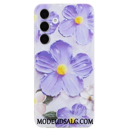 Cover Samsung Galaxy S24 Fe Lilla Blomster