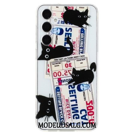 Cover Samsung Galaxy S24 Fe Sorte Katte