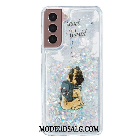 Cover Samsung Galaxy S24 Plus 5g Flydende Glitterhund