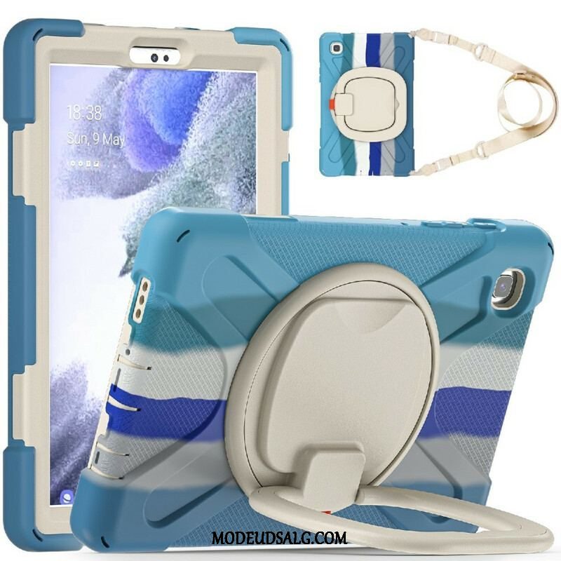 Cover Samsung Galaxy Tab A7 Lite Multifunktionel Skulderremsfarve