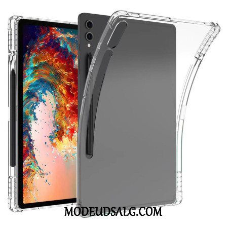 Cover Samsung Galaxy Tab S9 Plus Transparent Med Forstærkede Hjørner Og Stylusholder