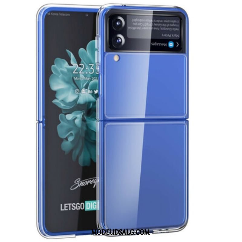 Cover Samsung Galaxy Z Flip 3 5G Flip Cover Gennemsigtig