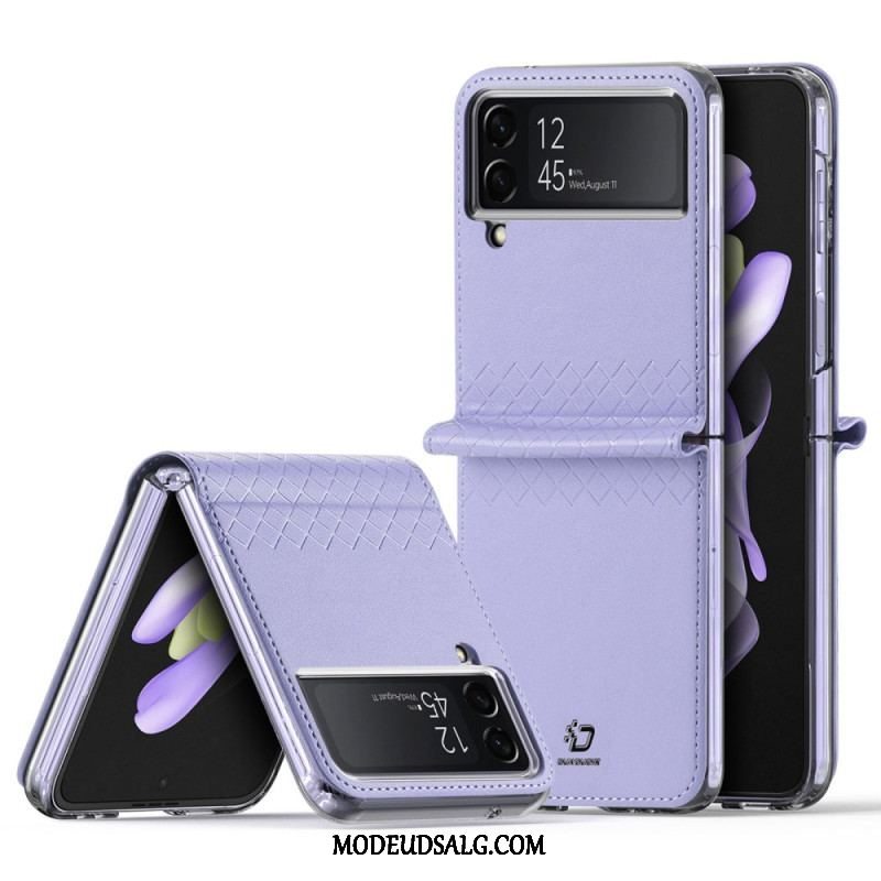 Cover Samsung Galaxy Z Flip 4 Flip Cover Dux Ducis I Imiteret Læder