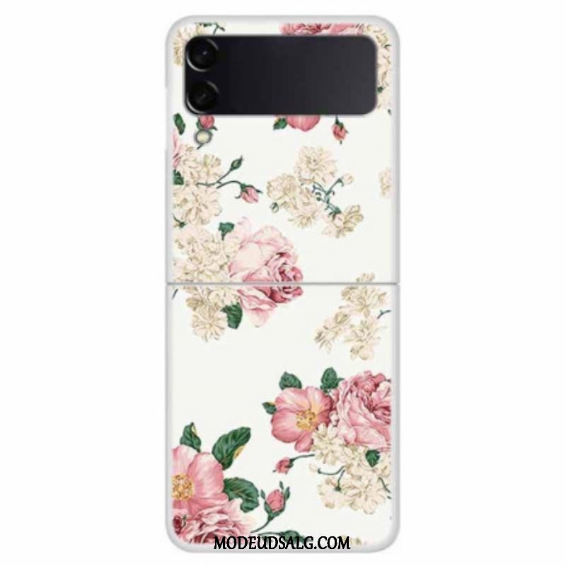 Cover Samsung Galaxy Z Flip 4 Flip Cover Frihedsblomster