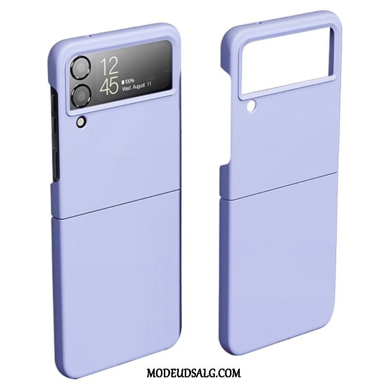 Cover Samsung Galaxy Z Flip 4 Flip Cover Klassisk Slank Silikone