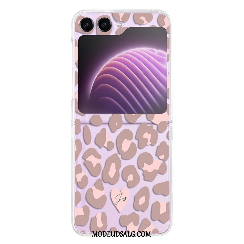 Cover Samsung Galaxy Z Flip 5 Gennemsigtige Fingeraftryk