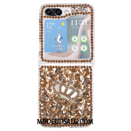 Cover Samsung Galaxy Z Flip 5 Telefon Etui Krone Charms