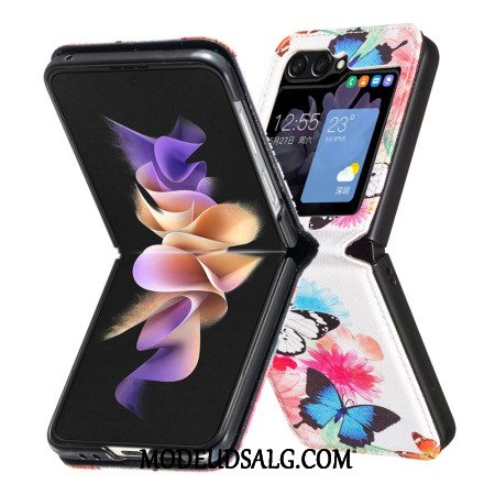 Cover Samsung Galaxy Z Flip 6 Telefon Etui To Sommerfugle