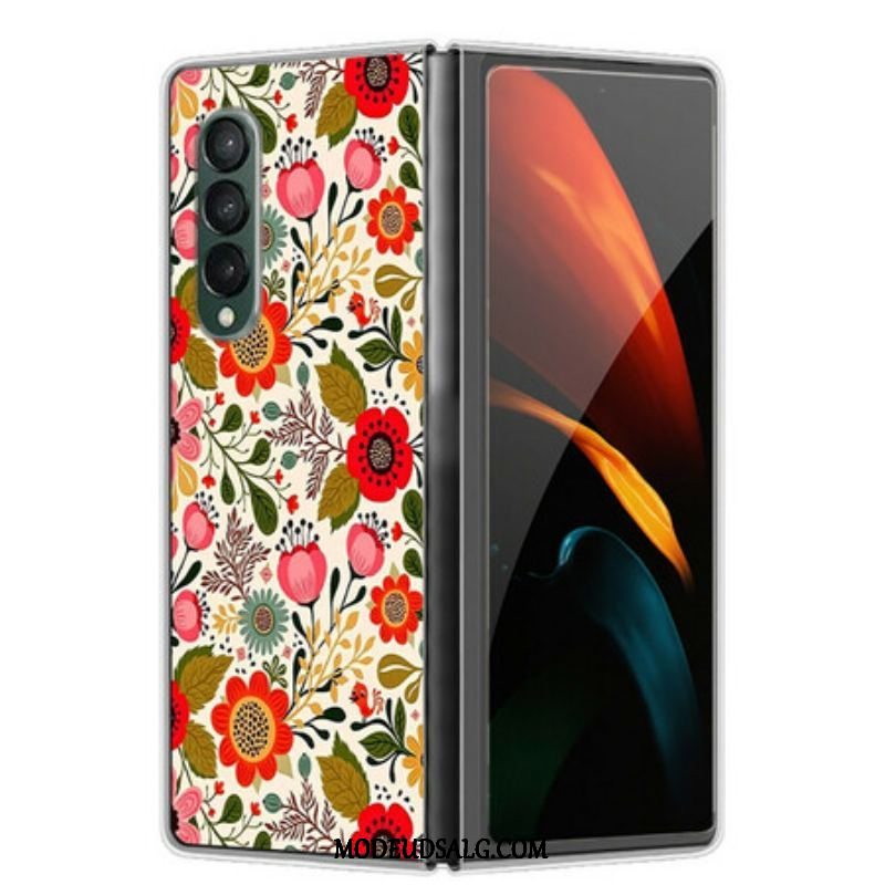 Cover Samsung Galaxy Z Fold 3 5G Blomstertapet