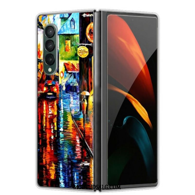 Cover Samsung Galaxy Z Fold 3 5G Kaffe Maleri