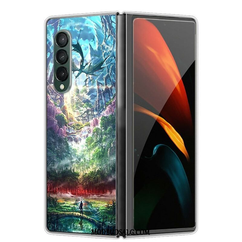 Cover Samsung Galaxy Z Fold 3 5G Kunstnerisk Natur