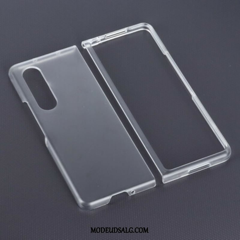 Cover Samsung Galaxy Z Fold 3 5G Mat Klar Plast