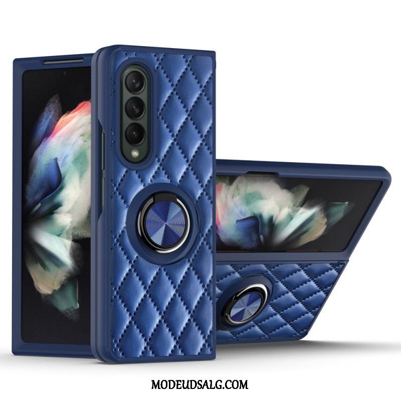 Cover Samsung Galaxy Z Fold 3 5G Polstret Med Ring-support