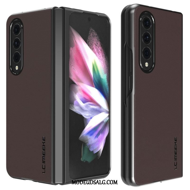 Cover Samsung Galaxy Z Fold 4 Lc. Imeeke Blødt Imiteret Læder