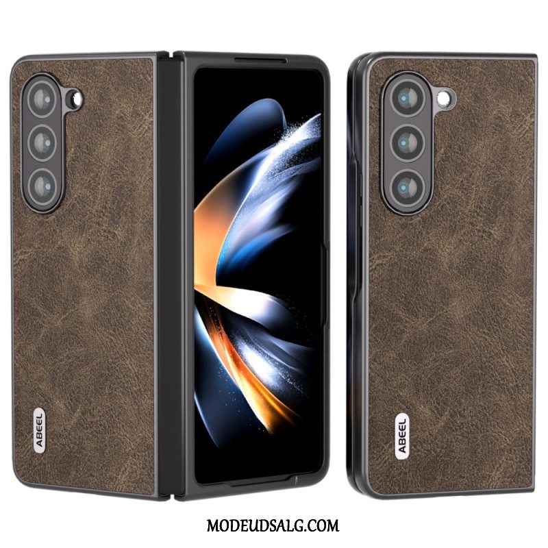 Cover Samsung Galaxy Z Fold 5 Litchi Kunstlæder Abeel