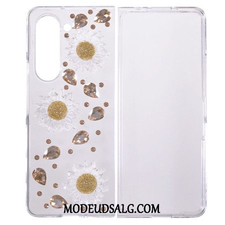 Cover Samsung Galaxy Z Fold 5 Telefon Etui Daisy Charms