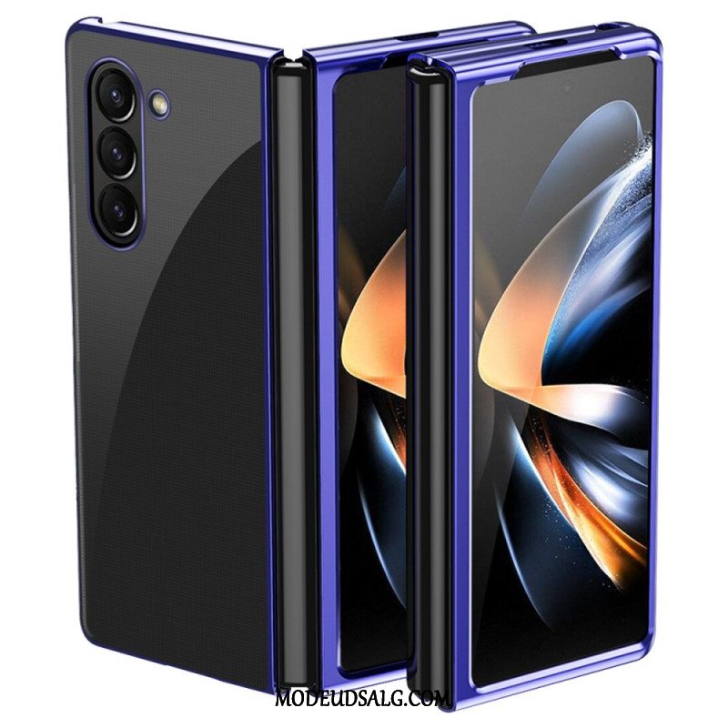 Cover Samsung Galaxy Z Fold 6 Gennemsigtige Metalliske Kanter