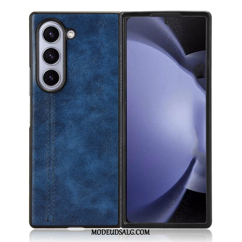 Cover Samsung Galaxy Z Fold 6 Imiteret Lædersyning