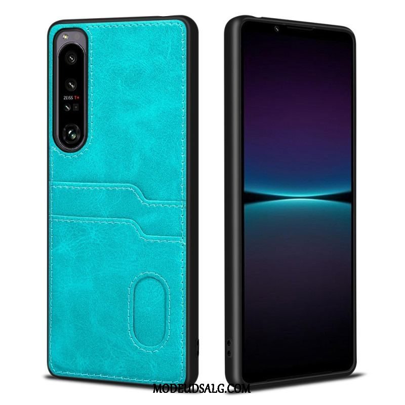 Cover Sony Xperia 1 IV Dobbelt Kortholder