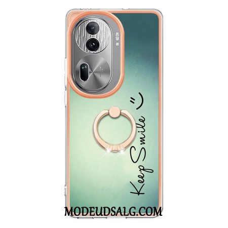 Cover Til Oppo Reno 11 Pro 5g Hold Smile Ringholder