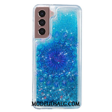 Cover Til Samsung Galaxy S24 Plus 5g Flydende Glitter Og Mandala