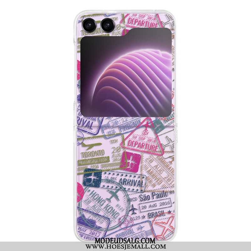 Cover Til Samsung Galaxy Z Flip 5 Gennemsigtig Rejse