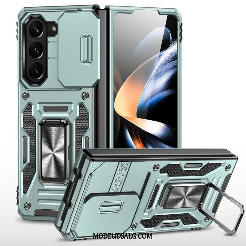 Cover Til Samsung Galaxy Z Fold 5 Komplet Beskyttelse Med Ring