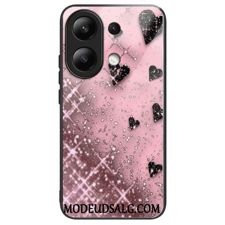 Cover Til Xiaomi Redmi Note 13 4g Pink Love Hærdet Glas