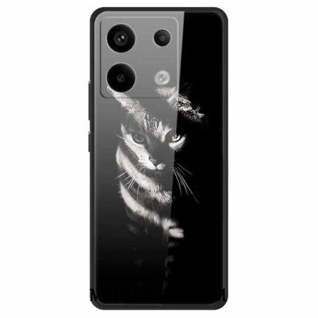 Cover Til Xiaomi Redmi Note 13 Pro 5g Shadow Cat Hærdet Glas