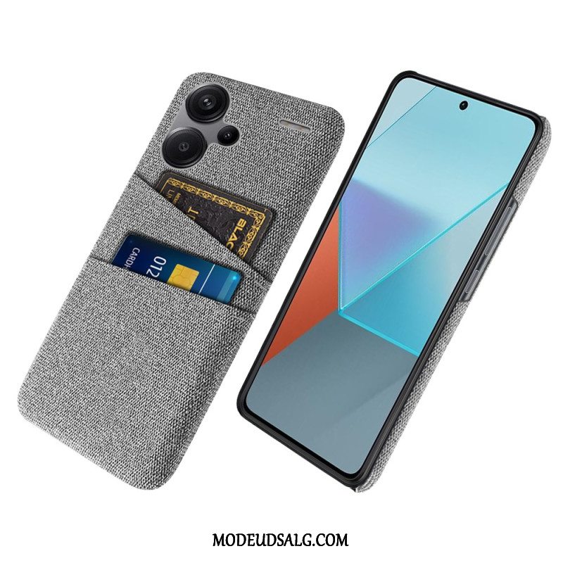 Cover Til Xiaomi Redmi Note 13 Pro Plus 5g Stofkortholder