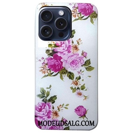 Cover Til iPhone 16 Pro Max Lyserøde Blomster