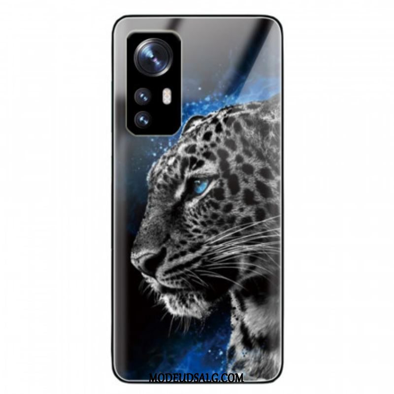 Cover Xiaomi 12 / 12X Feline Hoved Hærdet Glas