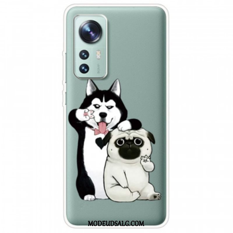 Cover Xiaomi 12 / 12X Sjove Hunde