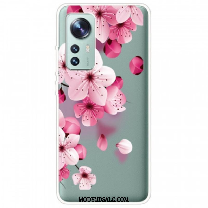 Cover Xiaomi 12 / 12X Små Lyserøde Blomster