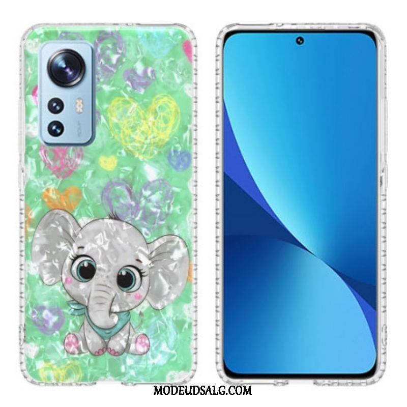 Cover Xiaomi 12 / 12X Stilfuld Elefant