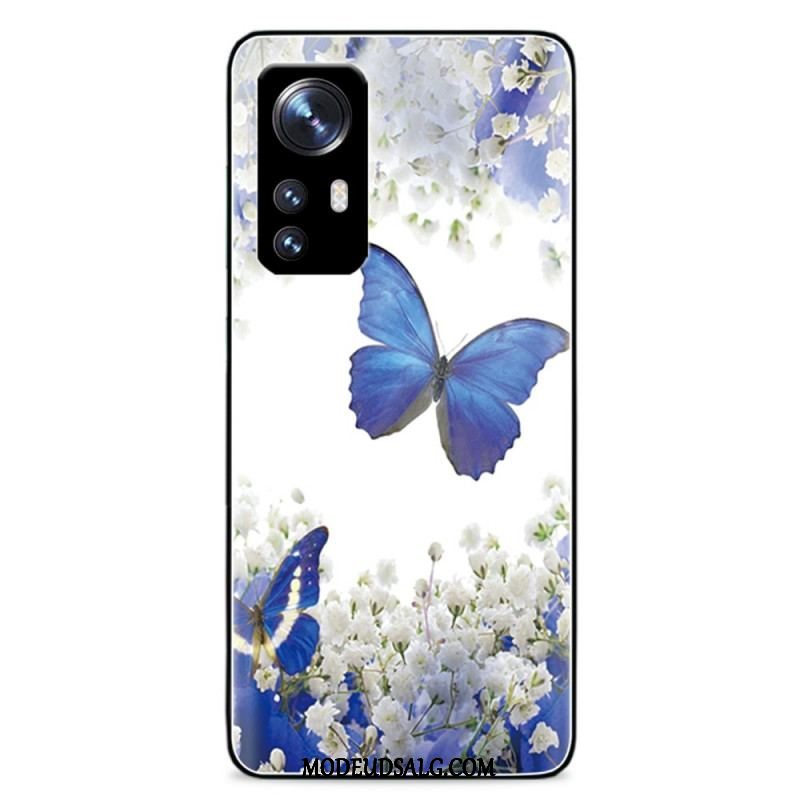 Cover Xiaomi 12 Pro Royal Butterflies Hærdet Glas