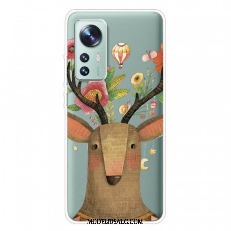 Cover Xiaomi 12 Pro Silikone Tribal Deer