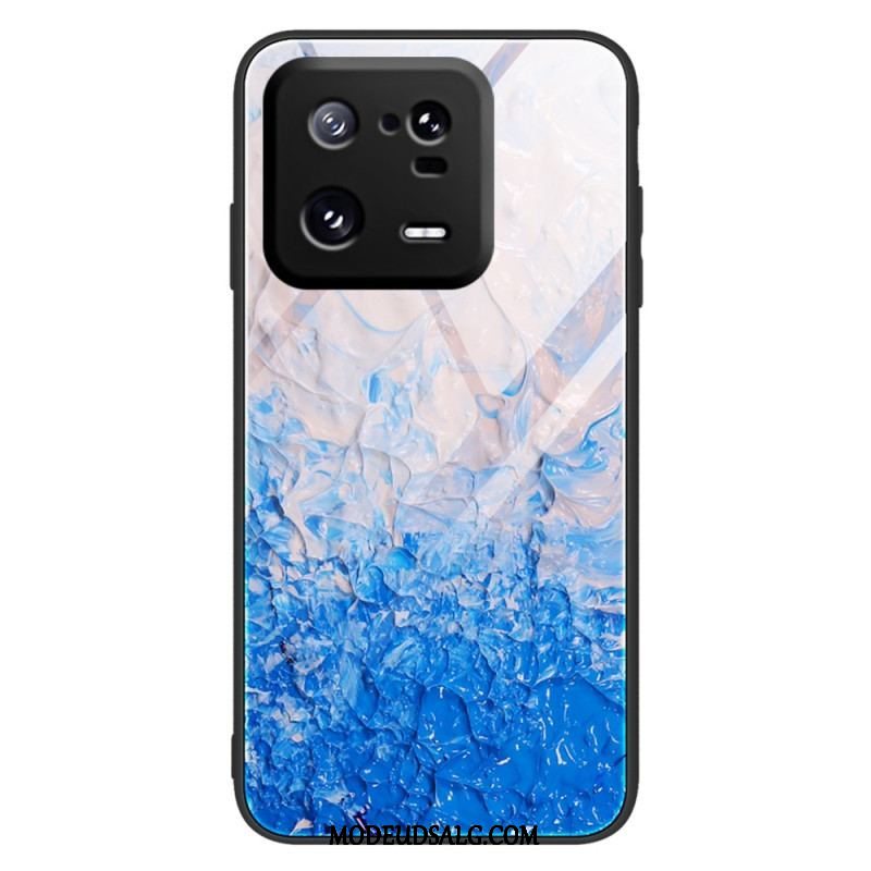 Cover Xiaomi 13 Pro Marmorfarver Hærdet Glas