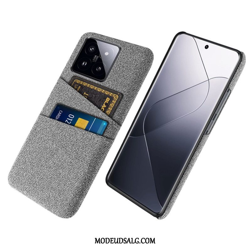 Cover Xiaomi 14 Pro Telefon Etui Stofkortholder