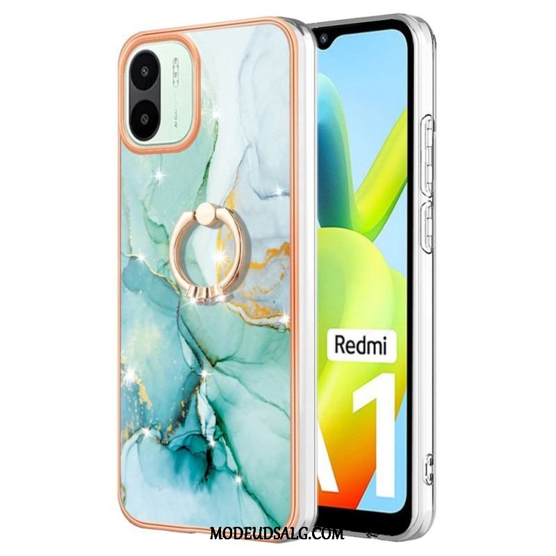 Cover Xiaomi Redmi A1 Marmor Med Ringstøtte