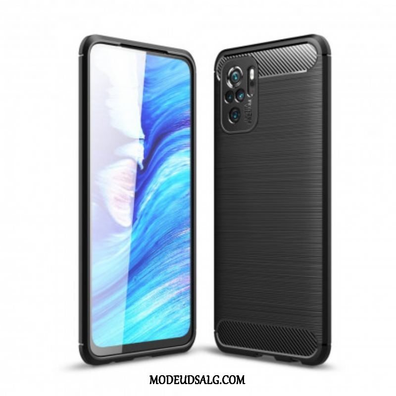 Cover Xiaomi Redmi Note 10 / 10S Børstet Kulfiber