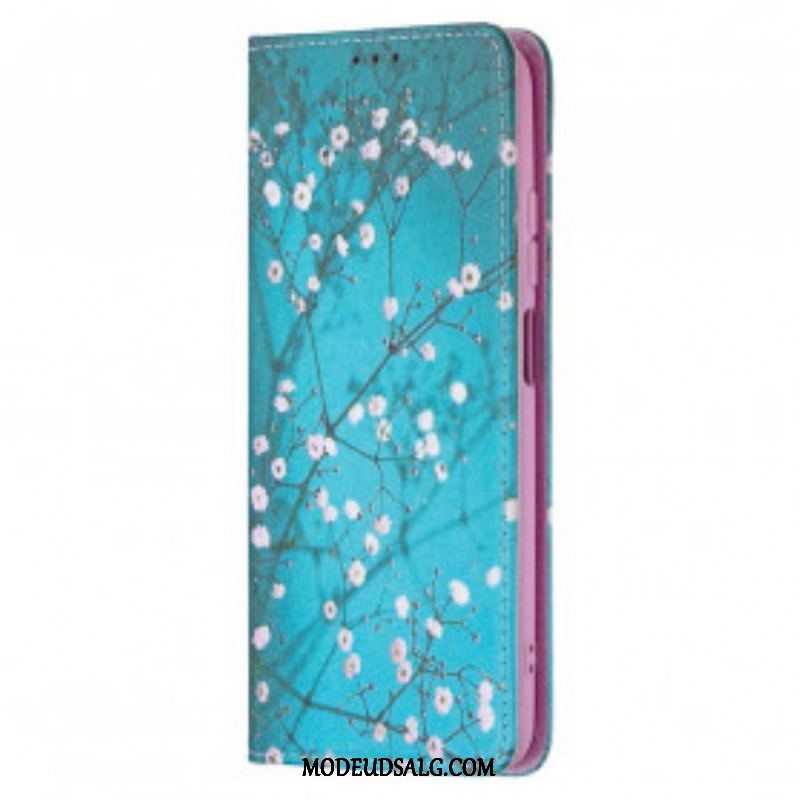 Cover Xiaomi Redmi Note 10 / 10S Flip Cover Blomstrende Grene