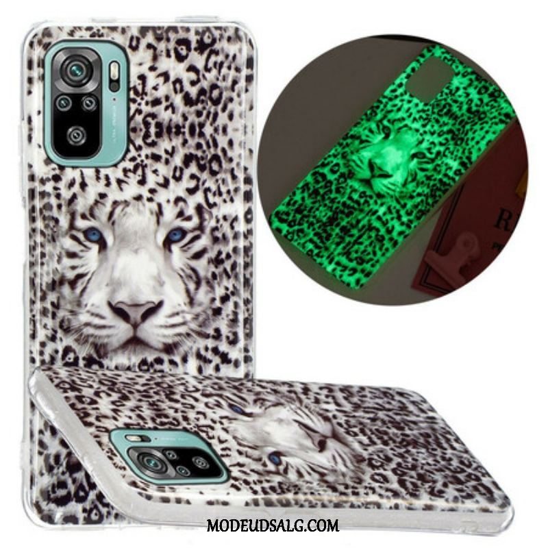 Cover Xiaomi Redmi Note 10 / 10S Leopard Fluorescerende