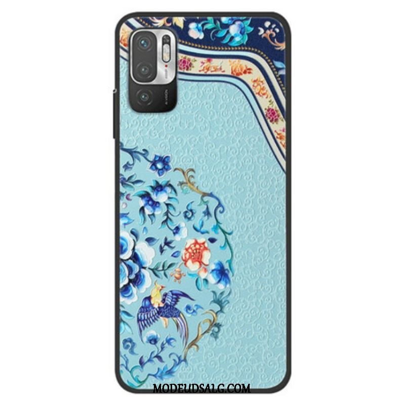 Cover Xiaomi Redmi Note 10 5G Fugl Og Blomst